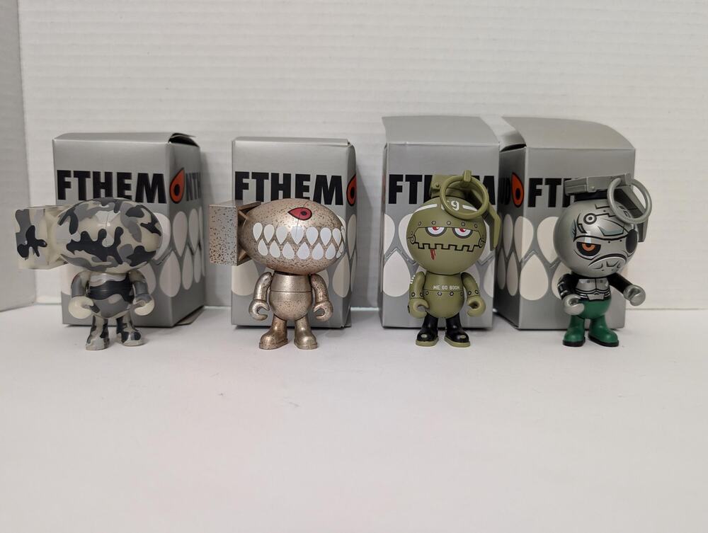 Jamungo BUDs Series 3 Designer Vinyl Figure Lot of 4 with Original Boxes